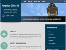 Tablet Screenshot of abneylawoffice.com